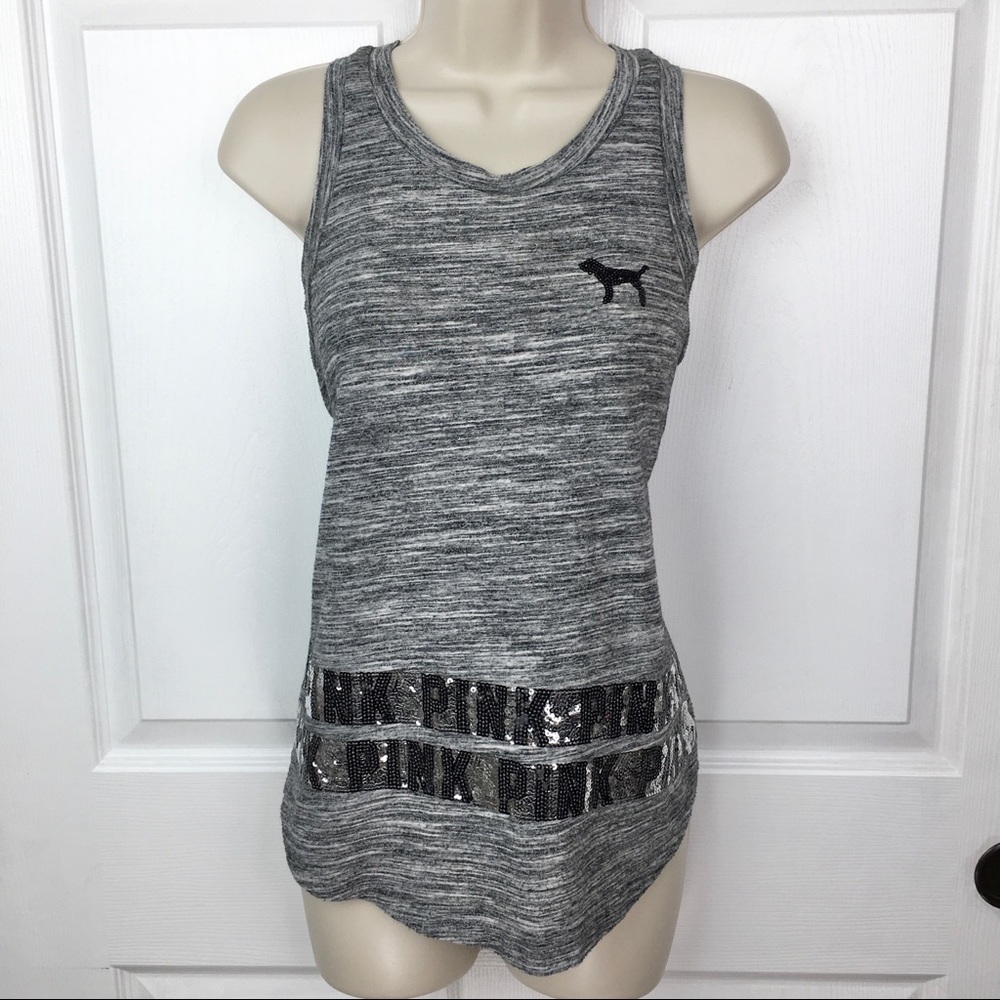 Victoria’s Secret PINK Sequin Tank Top